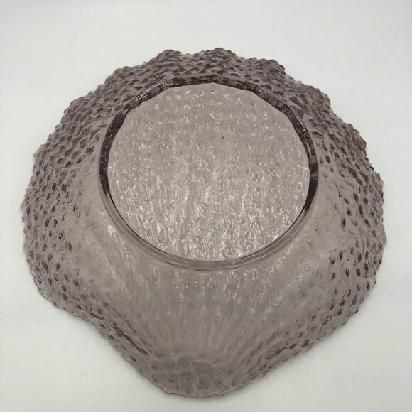 Pink Shell Shaped Appetizer Snack Bowls Set of 7 Scallop Edges 1 Big 6 Small - Picture 10 of 16